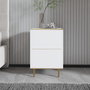 Hanah Home Imaj - Mármol Blanco y Dorado